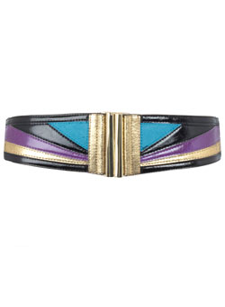 Dorothy Perkins Multi colour block belt