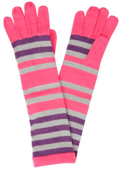Dorothy Perkins Multi coloured stripe gloves