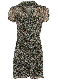 Dorothy Perkins Multi georgette ditsy blouse