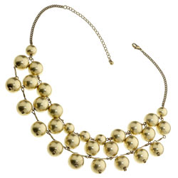 Dorothy Perkins Multi Row Ball Necklace