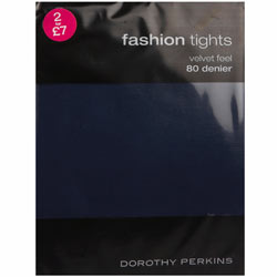 Navy 80 denier opaque tights