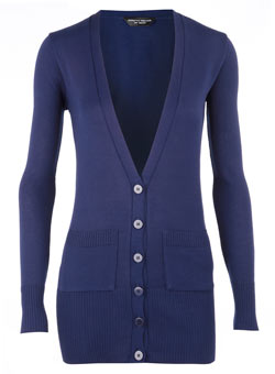 Navy button cardigan
