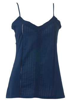 Dorothy Perkins Navy lace panel cami