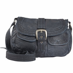 Dorothy Perkins Navy stitch despatch bag