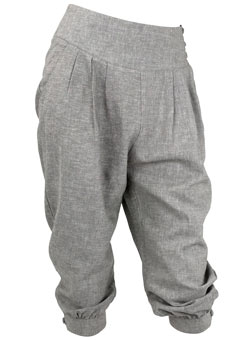 Dorothy Perkins Neutral cuffed hareem trousers