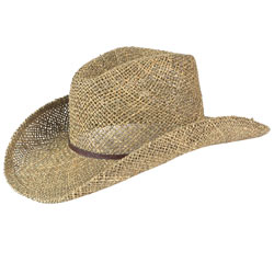Neutral straw cowboy hat