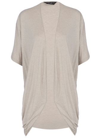 Dorothy Perkins Oatmeal drape front cardigan