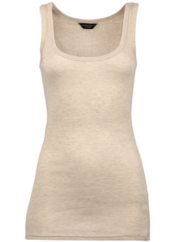 Dorothy Perkins Oatmeal scoop neck vest