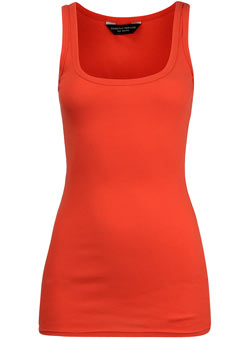 Dorothy Perkins Orange scoop vest