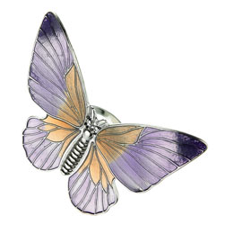 Oversize butterfly ring