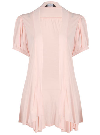 Dorothy Perkins Peach balloon sleeve cardigan