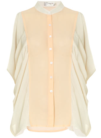 Peach/cream batwing blouse DP37000101