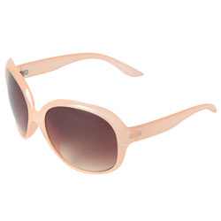 Peach oversized sunglasses