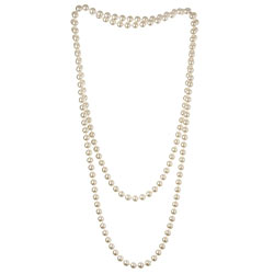 Pearl Bead Rope Necklace