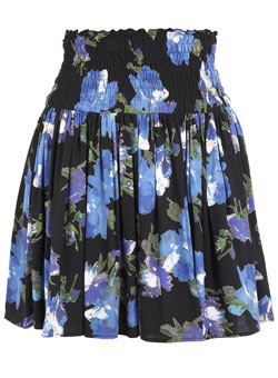 Dorothy Perkins Petite black/blue skirt