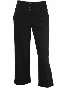 Dorothy Perkins Petite black crops
