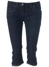 Dorothy Perkins Petite dark wash denim crops