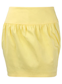 Dorothy Perkins Petite lemon lantern skirt