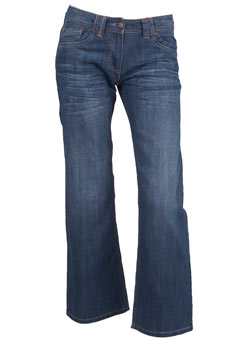 Dorothy Perkins Petite midwash slouch jeans