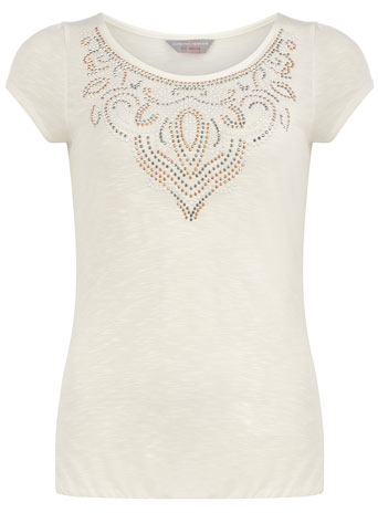 Petite stud necklace t-shirt DP79118022