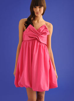 Dorothy Perkins Pink bow bubble dress