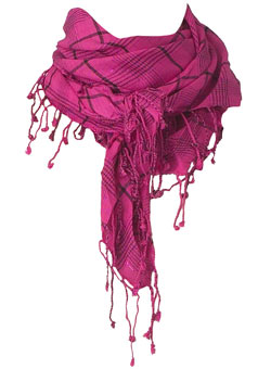 Dorothy Perkins Pink check scarf