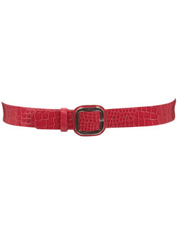 Dorothy Perkins Pink croc jeans belt
