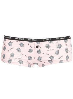 Pink hip chick boxers