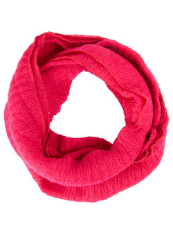 Dorothy Perkins Pink knitted snood