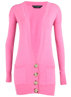 Dorothy Perkins Pink long-line cardigan