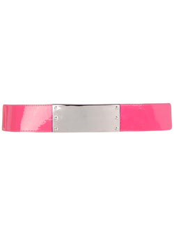 Dorothy Perkins Pink metal plate waist belt