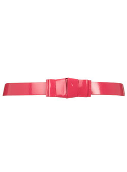 Dorothy Perkins Pink origami print bow belt