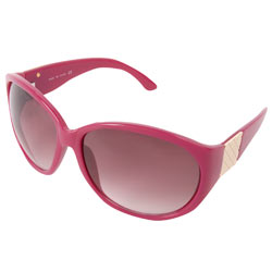 Pink quilt detail sunglasses