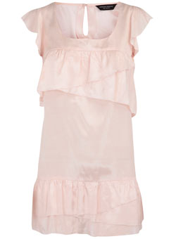 Dorothy Perkins Pink ruffle tunic