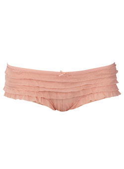 Pink shimmer ra ra knickers