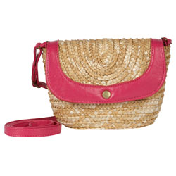 Dorothy Perkins Pink straw bag