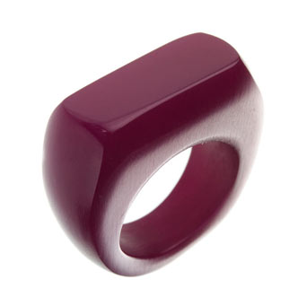 Dorothy Perkins Plastic purple ring