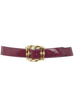 Dorothy Perkins Purple bamboo buckle jean belt