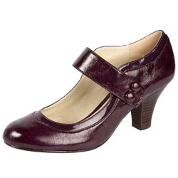 Dorothy Perkins Purple bar popper shoes