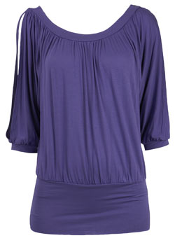 Dorothy Perkins Purple batwing top