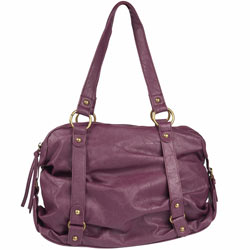 Dorothy Perkins Purple bowler bag