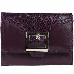 Dorothy Perkins Purple buckle purse
