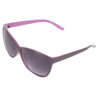 Purple cat eye sunglasses