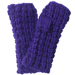 Dorothy Perkins Purple chunky handwarmers