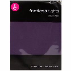 Dorothy Perkins Purple footless tights