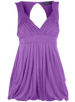 Dorothy Perkins Purple jersey bubble tunic