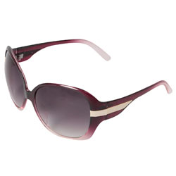 Purple metal trim sunglasses