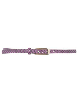 Dorothy Perkins Purple quilted skinny belt