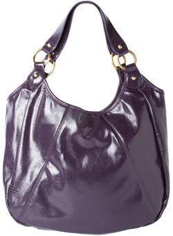 Dorothy Perkins Purple ring slouch bag