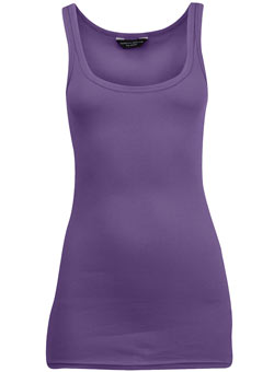 Dorothy Perkins Purple scoop neck vest